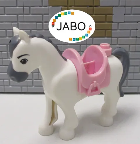 (O 15 / 2 / 1 ) Lego Friends Horse with Saddle Riding Stable Pony Farm