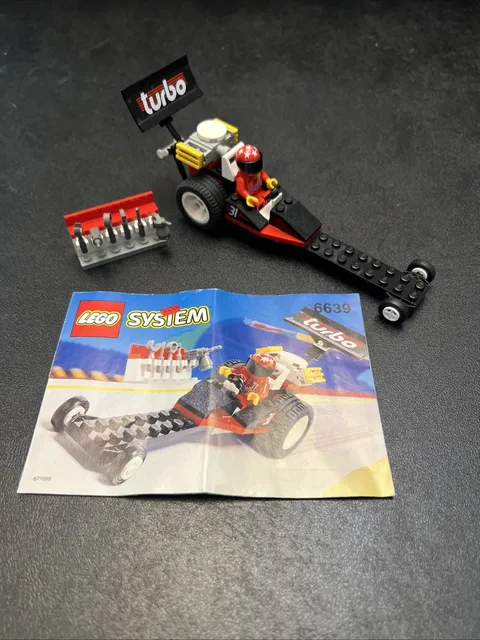 Lego System Race Raven Racer 6639 100% Complete W/Instructions