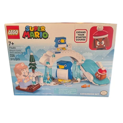 LEGO Super Mario Penguin Family Snow Adventure 71430 Expansion Set 228 Pcs NEW