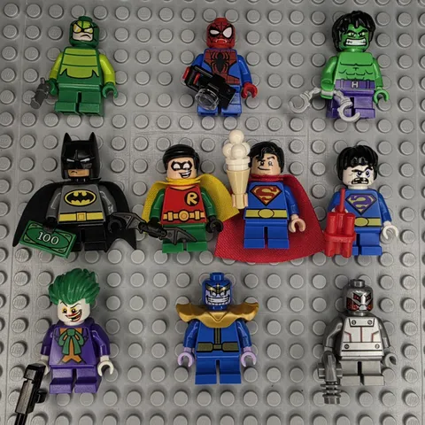 Lego Super Heroes Mighty Micros Minifigures Lot