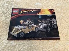 LEGO Indiana Jones and The Temple of Doom 7682 Instruction Manual ONLY No Brick