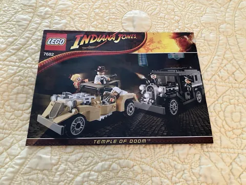 LEGO Indiana Jones and The Temple of Doom 7682 Instruction Manual ONLY No Brick
