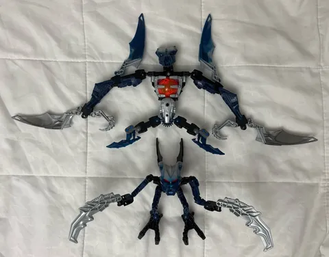 Lego Bionicle 8692 VAMPRAH & 8948 GAVLA Winged Phantoka Warriors Combination Set