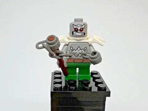 LEGO DC Super Heroes Minifigure- Doomsday Mighty Micros- SH0359 Missing ponytail