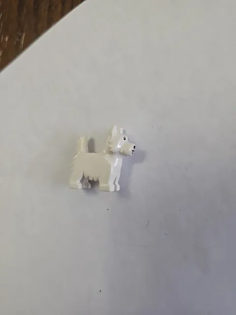 LEGO 26078pb001 White Terrier Dog Show Winner Series 16