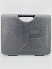 Vintage 1997 LEGO Black Plastic Carrying Case Storage Container 12x10x4 