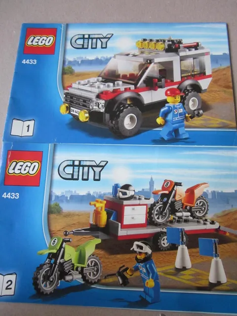 Lego City Building Instructions Instruction 4433 Part 1 and 2, Part 1 and 2