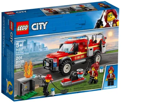Lego City Town 60231 FIRE CHIEF RESPONSE TRUCK SUV Fireman NEW SEALED