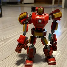 LEGO Marvel Super Heroes Iron Man Hulkbuster Minifigure, Plastic, Age 8+