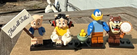 LEGO Looney Tunes Minifigures 71030 Series Lot of 5 Roadrunner Tas Porky Petunia