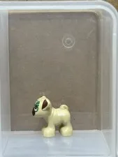 LEGO Parts - Tan Dog, Mini Doll Style, Pug - No 24111pb06 - QTY 1