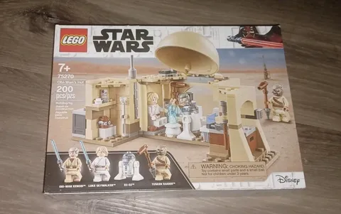 SEALED LEGO Star Wars Obi-Wan's Hut 75270 Kenobi R2-D2 Tusken Raider Minifigures