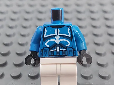 Lego Star Wars 75088 Blue Senate Commando Captain Torso - Used