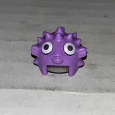 LEGO - Minifig, Mask Puffer Fish w/ Spikes & Fins, Trans-Clear Visor, White Eyes