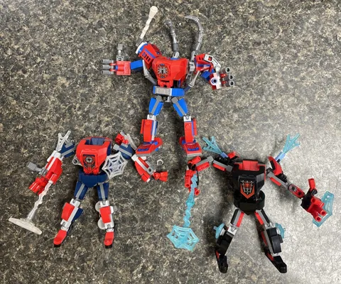 LEGO Super Heroes: Spider-Man Mech Lot Of 3 No Minifigures