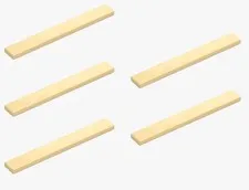 5 New LEGO Tan 1x8 Tiles smooth flat panel 8x1 tile brick yellow 4162 4544139