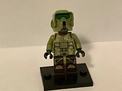 2014 LEGO KASHYYYK CLONE SCOUT TROOPER SW0518 - AS SHOWN - AUTHENTIC LEGO