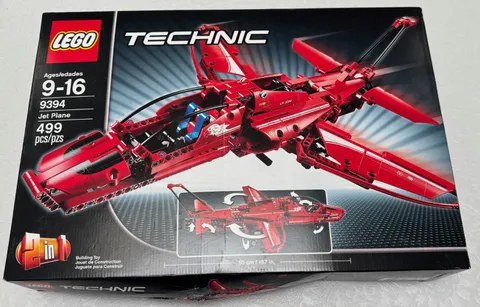 LEGO Technic 9394 Jet Plane – New Factory Sealed, Retired Set, Box Wear, RARE
