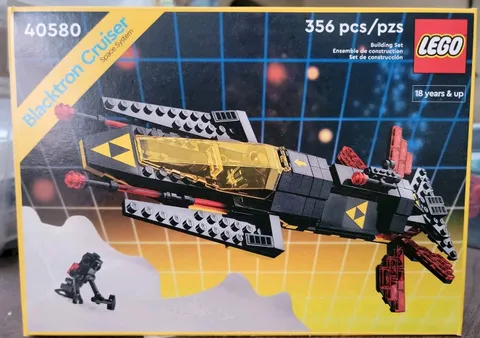 LEGO Blacktron Cruiser 40580 Space System Set 356 Pieces Age 18+ Boxed