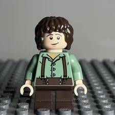 Lego Frodo Baggins Minifigure Sand Green 9469 30210 LOTR Hobbit lor002 3E