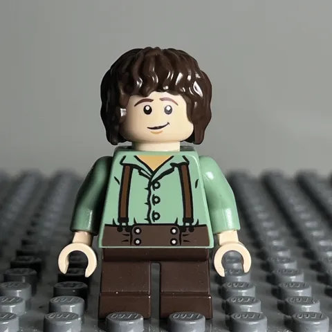 Lego Frodo Baggins Minifigure Sand Green 9469 30210 LOTR Hobbit lor002 3E