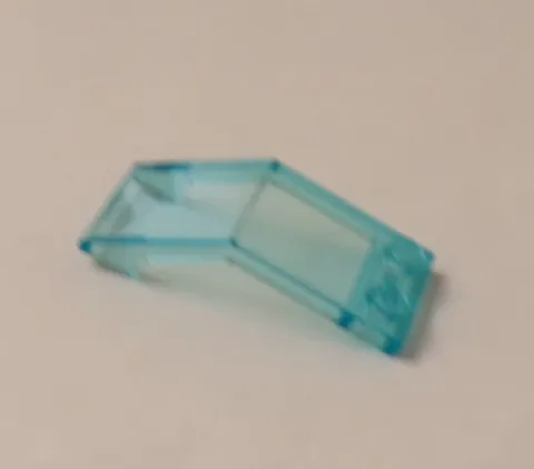 Lego x1 Transparent Light Blue 2x5x1 2/3 Windscreen, 6070 (028-301)