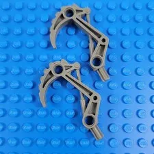 Vintage LEGO Bionicle Old DARK GREY Claw Hook w/ Axle Replacement Part Lot 32551
