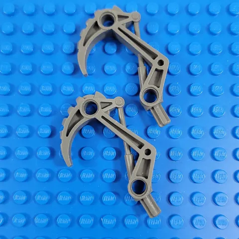 Vintage LEGO Bionicle Old DARK GREY Claw Hook w/ Axle Replacement Part Lot 32551