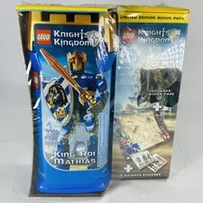 New! Lego Castle Knights King Mathias Limited Edition w/ Cape & Map Set 8809