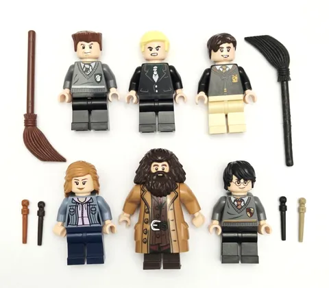 Lego Harry Potter Minifigure Lot - 6 Wizarding World Hogwarts Character Figures
