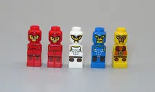 LEGO Gladiators microfigures game Minotaurus  red blue yellow white 3841