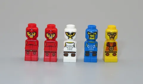 LEGO Gladiators microfigures game Minotaurus  red blue yellow white 3841