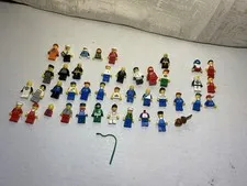 Vintage LEGO Town Theme Minifigures Lot of 42 Pieces