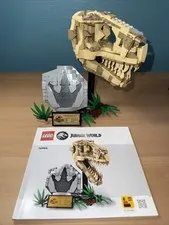 LEGO Jurassic World Dinosaur Fossils T Rex Skull 76974 Complete W/ Instructions
