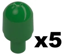 Lego 5 New Green Bar with Light Cover (Bulb) / Bionicle Barraki Eye 58176 GR03