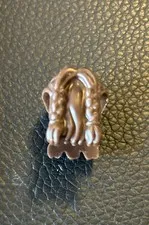 LEGO Castle Fantasy Era Part 60749 Neckwear Dwarf Braided Beard Dark Brown