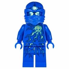 LEGO NINJAGO Nrg (Jay) Minifigure Set- fully complete/ cards still sealed