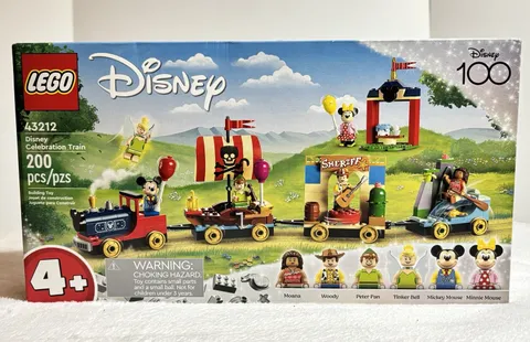 LEGO Disney 100 Celebration Train 43212 NEW Sealed Box Mickey Minnie