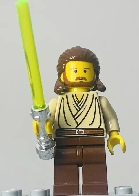 LEGO Star Wars Original Qui-Gon Jinn Minifigure sw0027 7121 7171 7101 7204