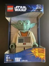 LEGO 9003080 Star Wars Yoda Minfigure Digital Alarm Clock Retired, CLONE WARS