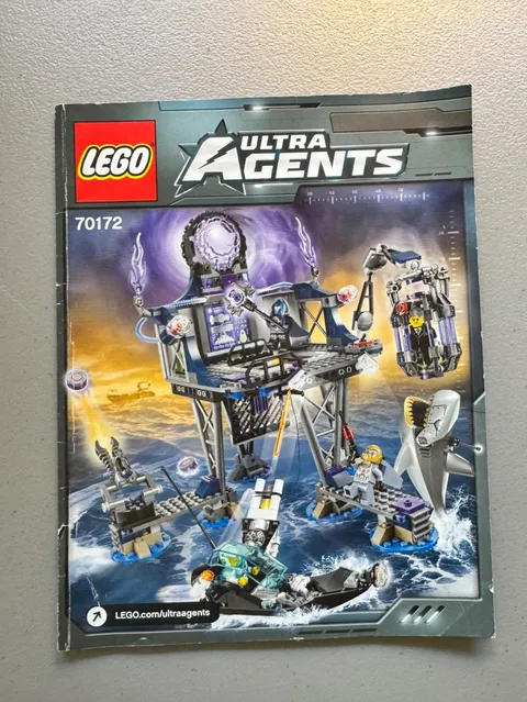 LEGO Ultra Agents  Instructions ONLY for set 70172