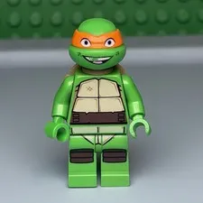 LEGO Teenage Mutant Ninja Turtles Grin Michelangelo Minifigure tnt012 79100 F12