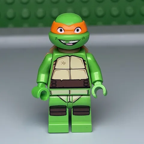LEGO Teenage Mutant Ninja Turtles Grin Michelangelo Minifigure tnt012 79100 F12