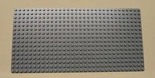 X12 New LEGO Gray Baseplates Base Plate Brick Building 5x10 inches MILS GRAY