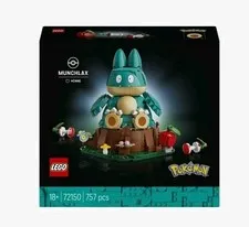 LEGO Pokémon Snorlax 72150 Building Set Official Pokémon Licensed Adult...