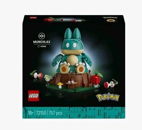 LEGO Pokémon Snorlax 72150 Building Set Official Pokémon Licensed Adult...