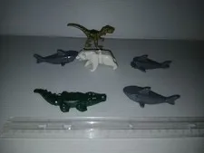 Authentic LEGO Minifigure Lot of Animals Figures including Polar Bear & Aligator