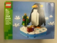 Lego Christmas Penguin (40498) New Sealed Box Not Perfect Free Shipping