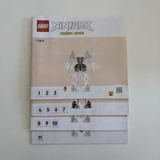 Lego Ninjago Dragon’s Rising Instruction Books ONLY 4 Manuals Bags 1 to 11 71821