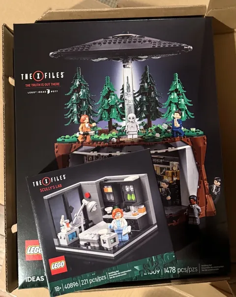 LEGO Ideas 21369 The X-Files + 40896 Scully's Lab GWP NEW SEALED Bundle
